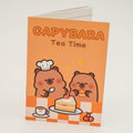 Petit carnet capybara tea time