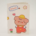 Petit carnet chiot et fleur