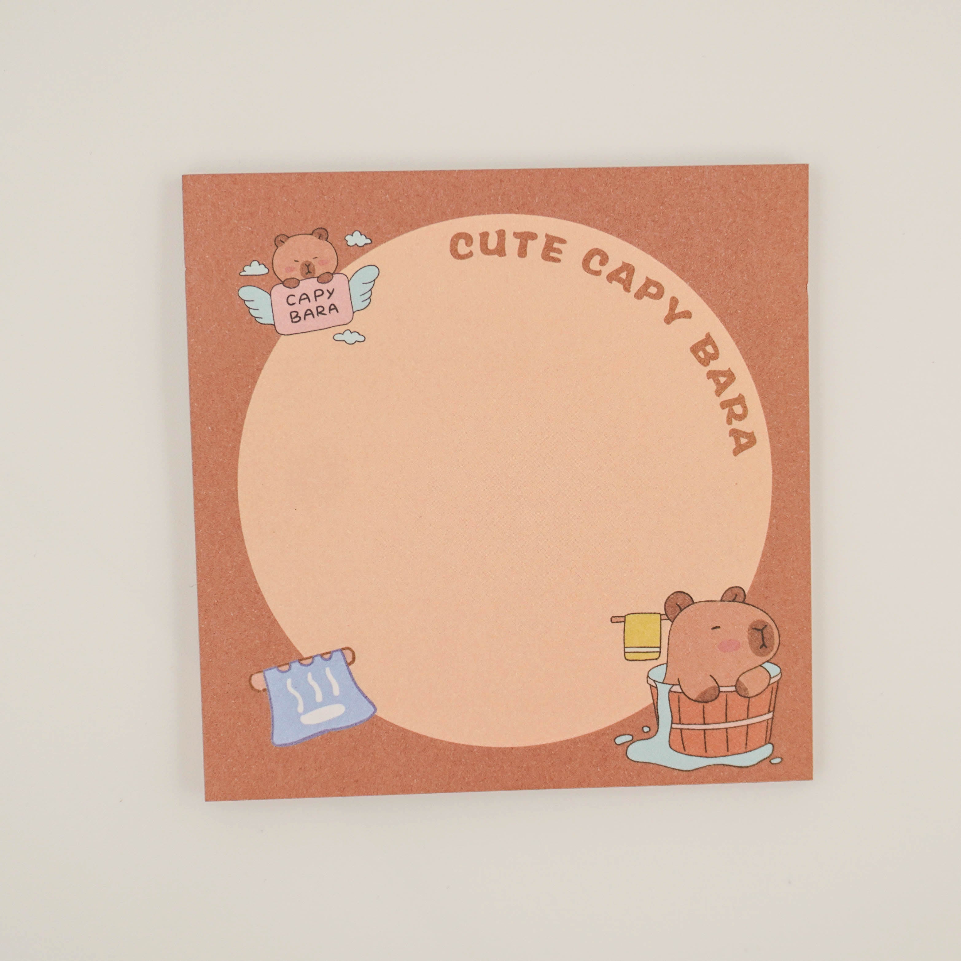 Pense-bête Capybara bain