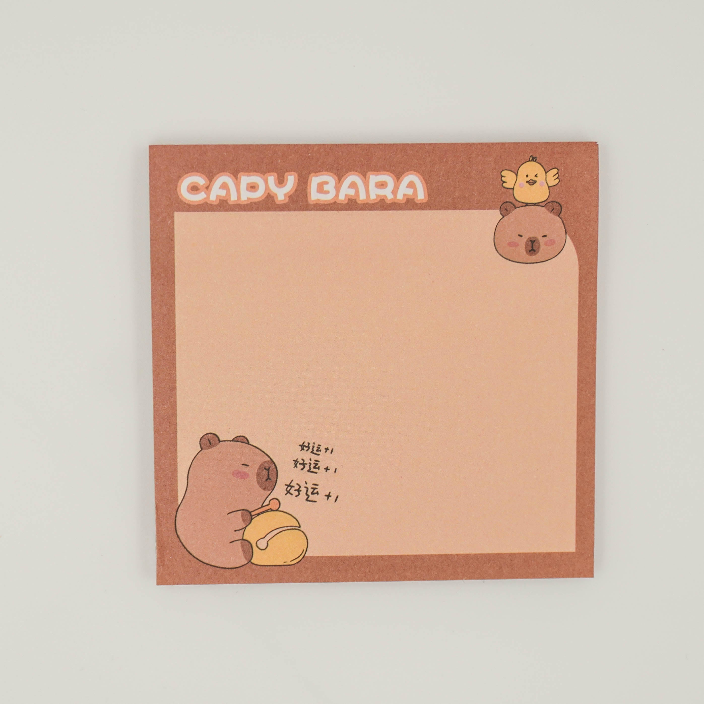 Pense-bête Capybara bonne chance