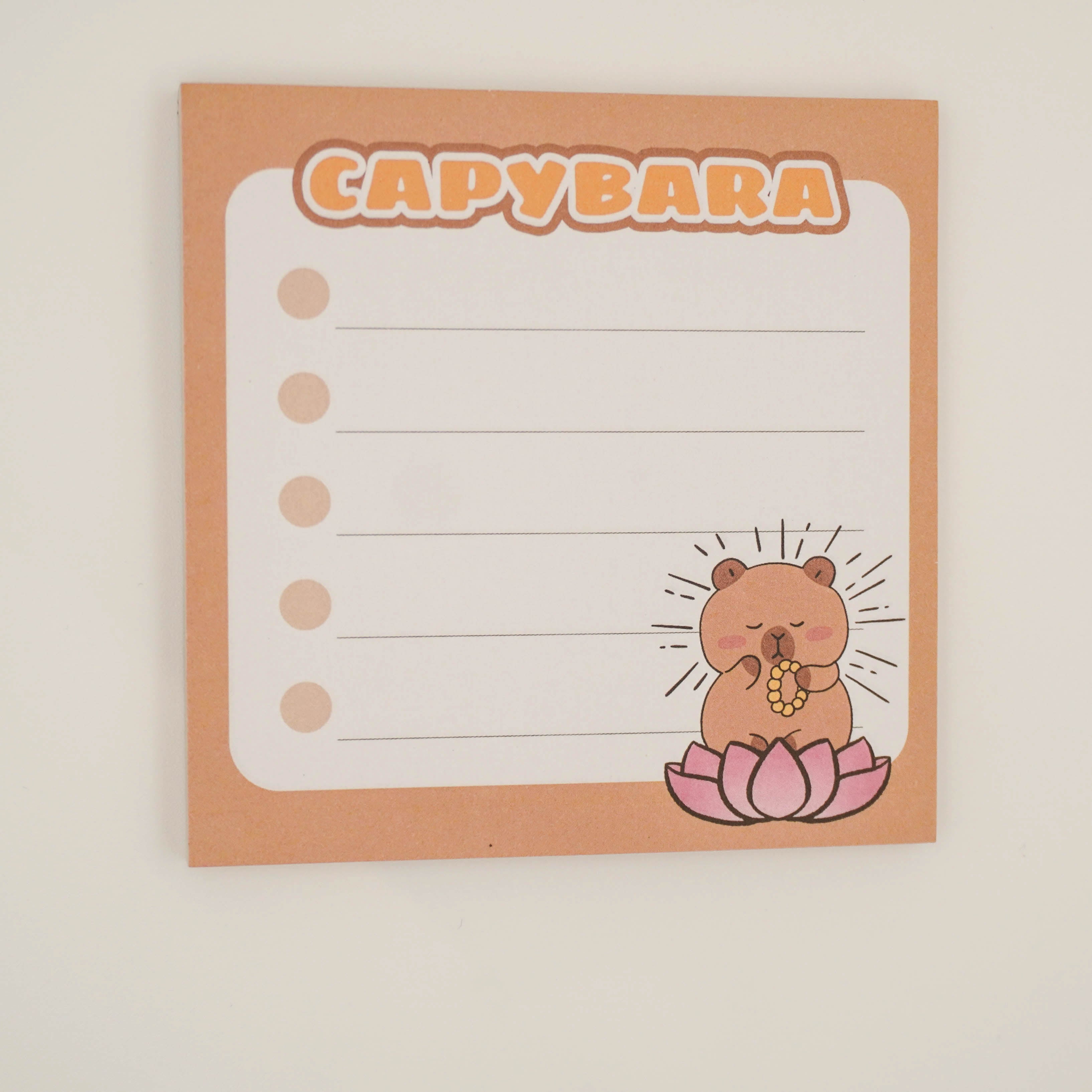 Pense-bête Capybara liste