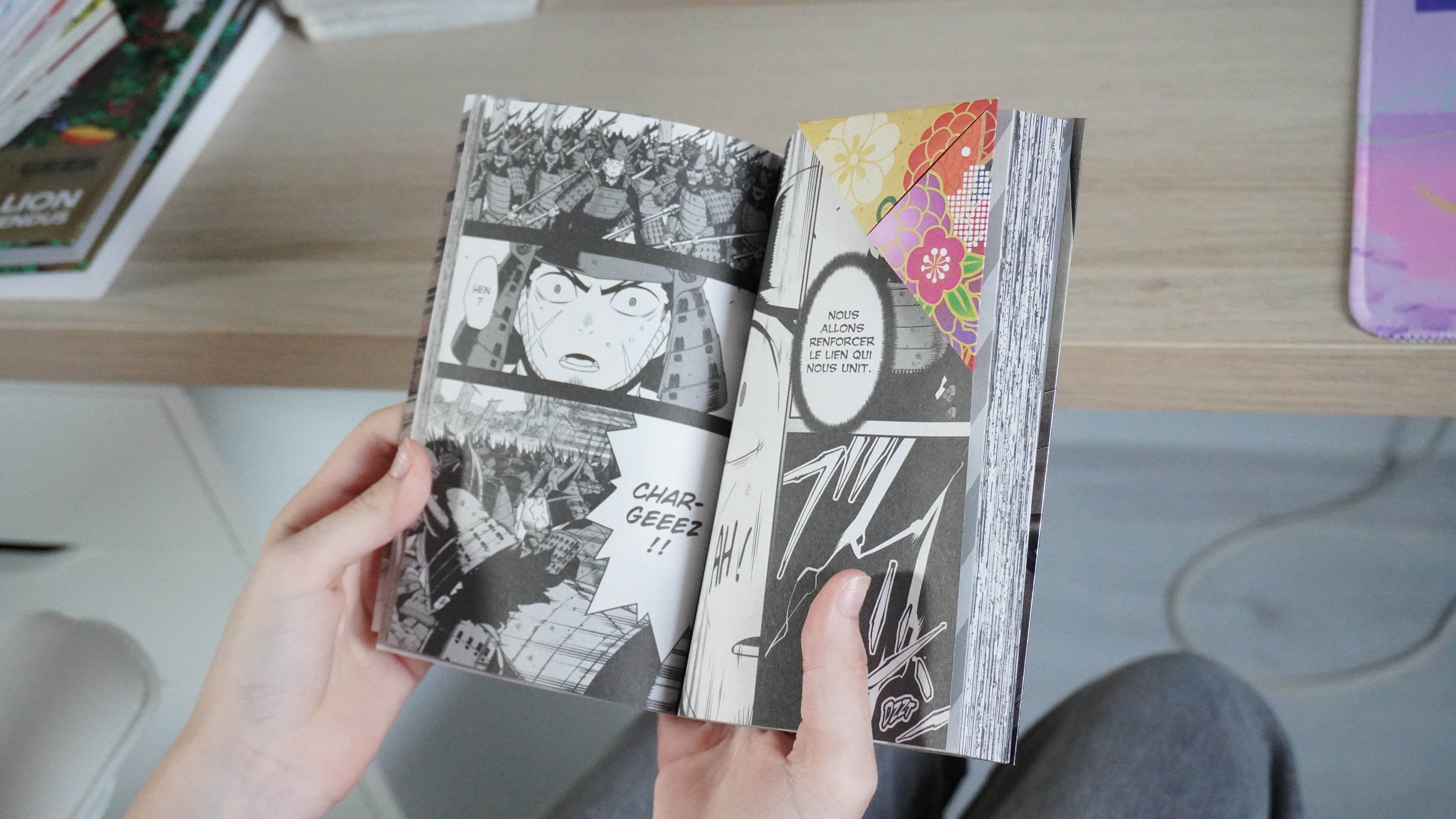 Marque-page motif japonais