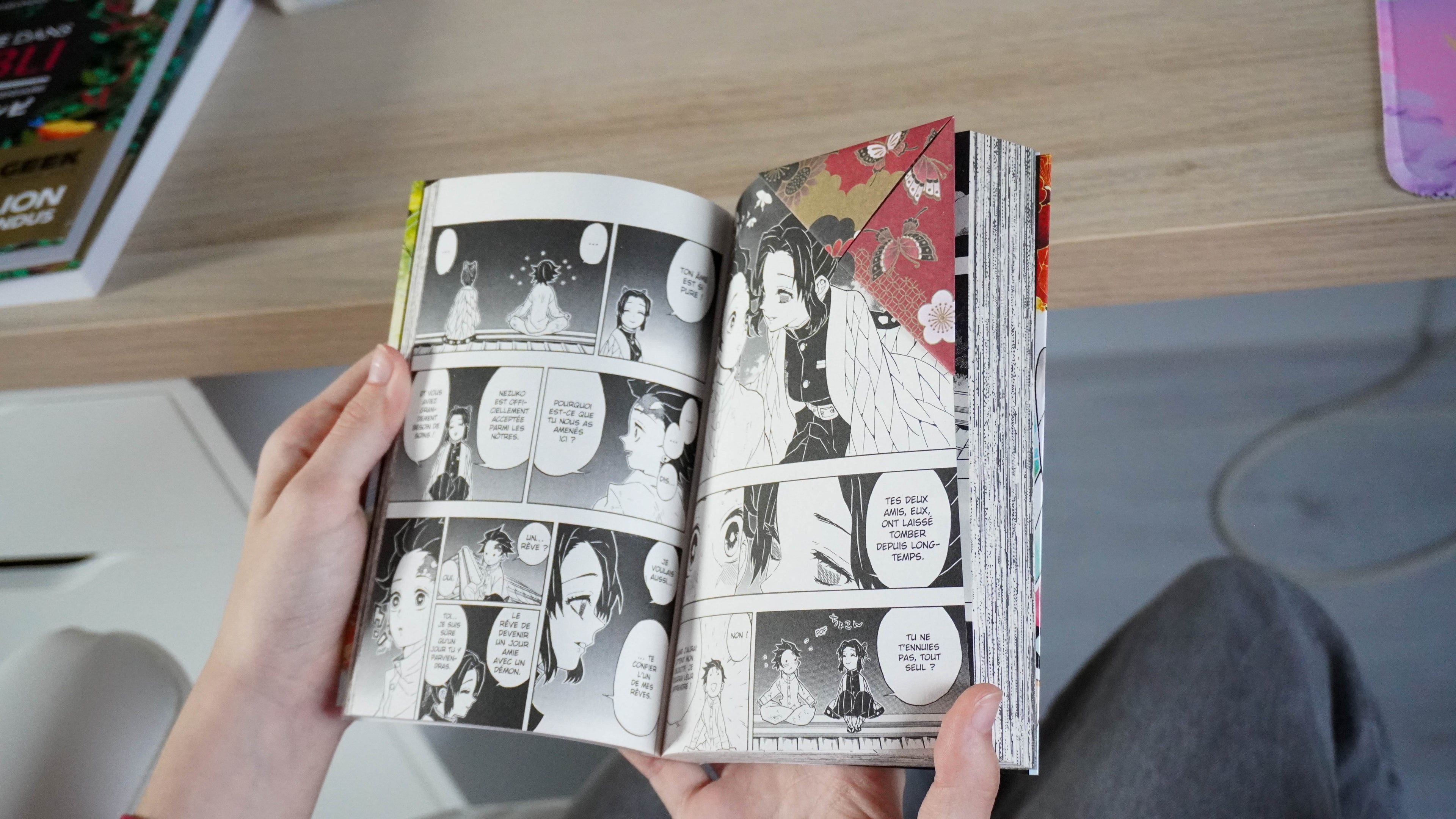 Marque-page papillon japonais